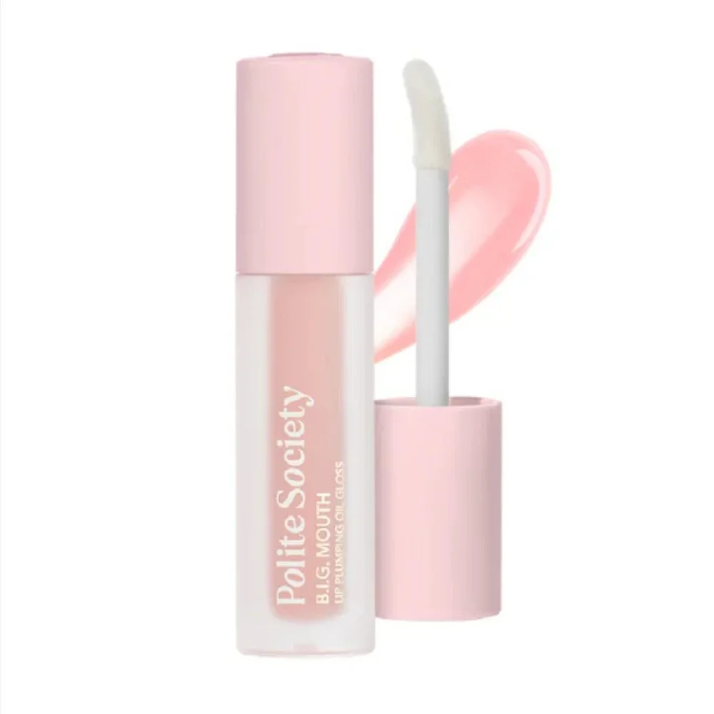 Polite Society B.I.G. Mouth Hydrating Lip Gloss – Soft Pink